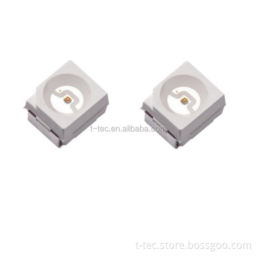 Hot Sell Top View 3528 PLCC2 365nm GaN UV SMD LED